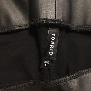 *New* Torrid Pleather Capri Leggings-Size 2